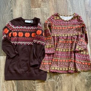 2 fall pumpkin the children’s place dresses 3t